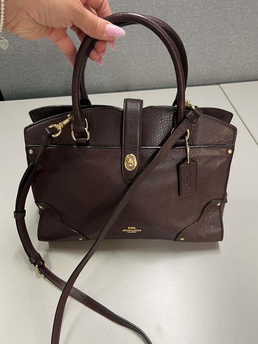 Coach Mercer 30 Satchel Bag - Picture 4 of 16